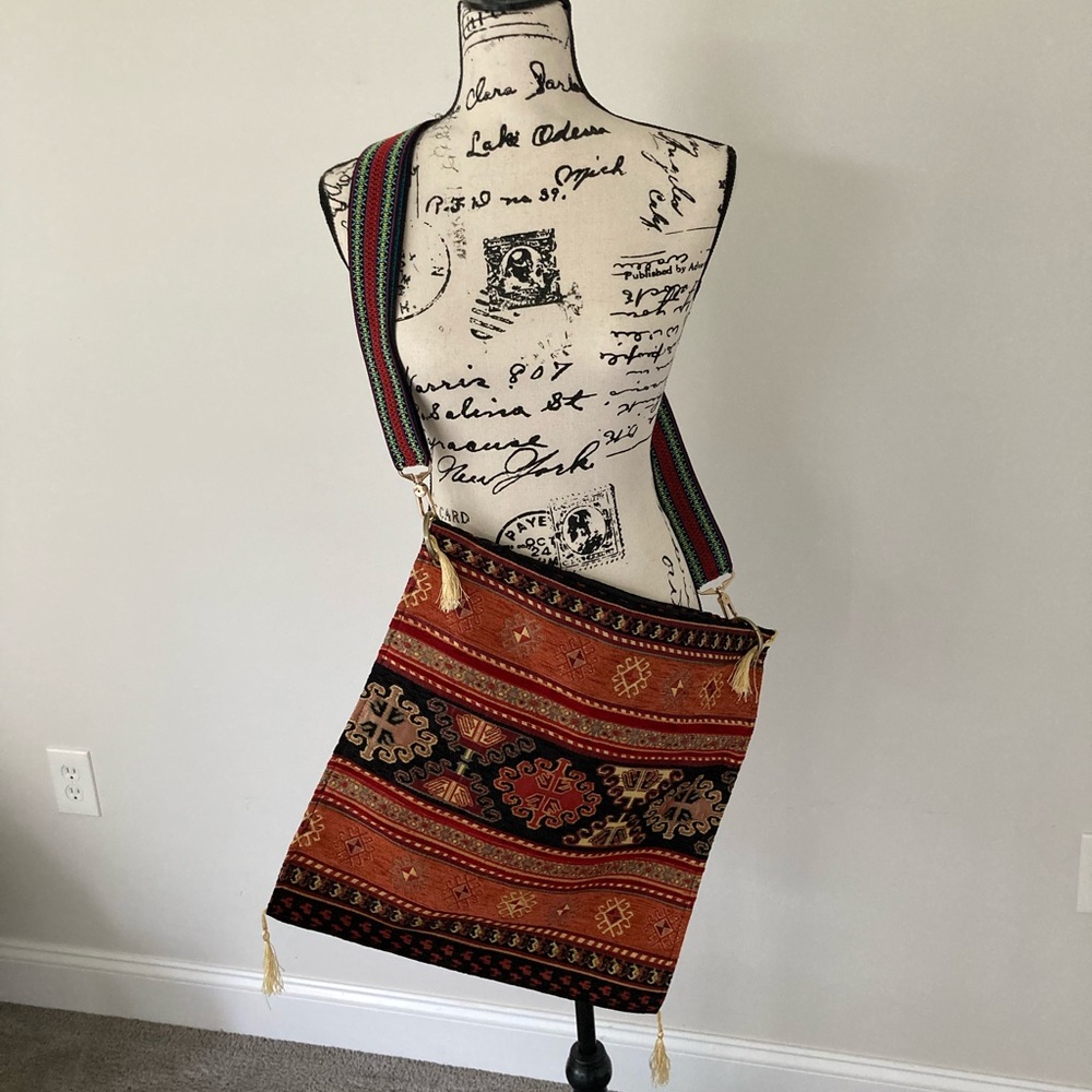 Handmade tapestry bag